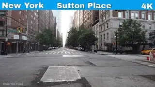 【4K】Manhattan | Sutton Place  | East Side | New York | 2021