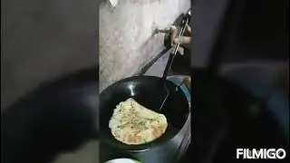 Martin Project making Egg rolls