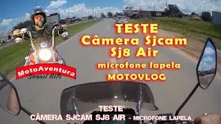 TESTE C&acirc;mera Sjcam Sj8 Air  Motovlog - SERA QUE VALE A PENA? tire sua propria conclus&atilde;o.