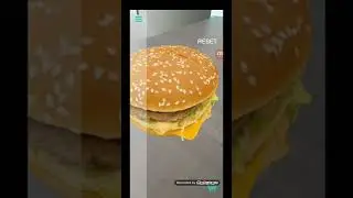 AR Food using Photogrammetry