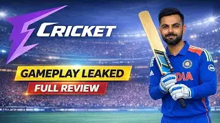 E CRICKET New Gameplay LEAKED 😱 | Full Review 🔥