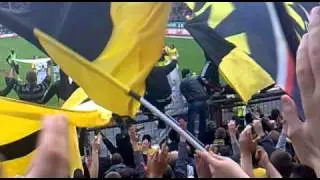 Fc St Pauli - Borussia Dortmund 25.09.2010 stimmung Gästeblock gute Quali
