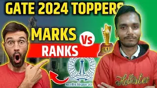 Gate 2025 Cut-Off | Gate 2024 Topper's Marks Vs Rank | Gate 2024 Cut-Off Branch wise | @UniqPoint