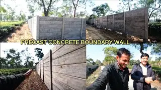 Precast Concrete Boundary Wall Solutions | Reliable & Cost-Effective  | Precast RCC Boundary Wall 