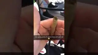 Yung Fendi Smokes 3 gram blunt