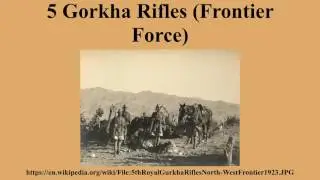 5 Gorkha Rifles (Frontier Force)