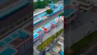 #salem #junction #train #bridge #road #travel #beautiful view #drone