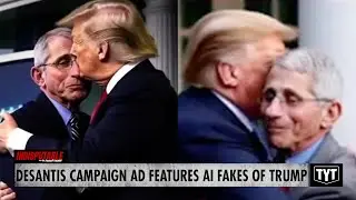 Ron DeSantis Campaign Ad Attacks Trump With AI Clones