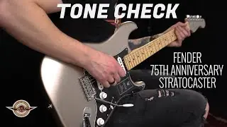TONE CHECK: Fender 75th Anniversary Stratocaster Demo | No Talking