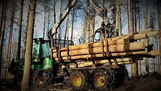 Timberjack 810B maisemaleimikolla, osa 2/2.🌲🌳🤩