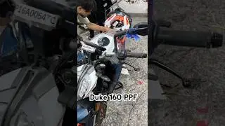 Ktm duke 160 ppf.  Matt ppf. #duke160 #duke160modification