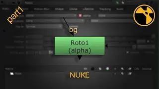 how to use roto node in nuke//روش استفاده از نود روتو در نرم افزار نوکPart 1