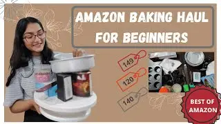 Best baking equipment & ingredients amazon haul | Basic Baking essentials for beginners | Must haves