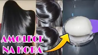 HIDRO-NUTRIÇAO CASEIRA POTENTE ( Desmaia Cabelo ) Para CABELO RESSECADO E PONTAS SECAS!