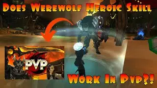 Does The Werewolf Heroic Skill Work In PVP?! AdventureQuest 3D