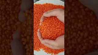 Soothing Red Lentils ASMR &mdash; Soft Hand Movements & Grain Sounds #asmr #handsounds #relaxingasmr