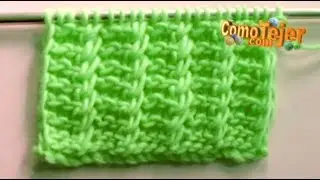 Cómo Tejer Punto Nuevo Rápido y Fácil. Free Knitting Patterns 2 agujas, tricot, palitos (1149)
