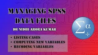 Step by step Guide to Managing SPSS Data Files in Hindi