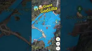 OMG 😱 Godzilla found on google maps and google earth #googlemaps