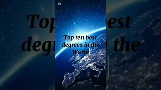 Top ten best degrees in Pakistan #ytshorts #top #ytshortsforyou
