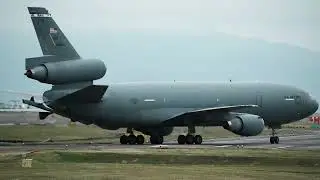 KC-10A Extender 岩国基地　Marine Fighter Attack Squadron 312. VMFA-312 引っ張り 2022.10.09
