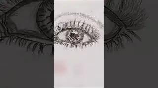 draw a realistic eye without mono eraser 😀😀|||