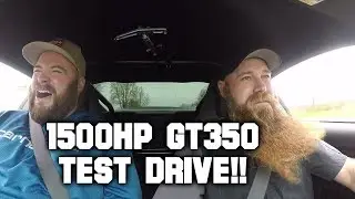 1500 hp Twin Turbo GT350 Test Drive | Fathouse Performance 1400R