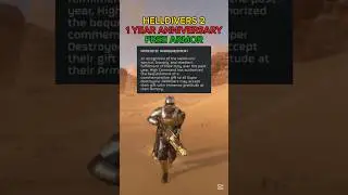 There Is A New FREE Armor Set In Helldivers 2