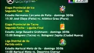 DeChalaca TV  Copa Peru Programacion de equipos historicos de provincia