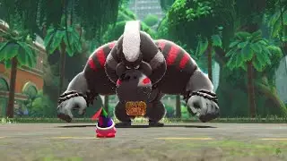 Kirby and the Forgotten Land (10)- Gorimondo: Strong-Armed Beast Boss Fight