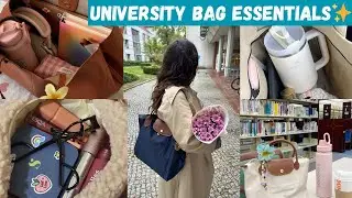 The Ultimate University Bag Essentials for 2025✨ #university #glowup 