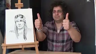 Axl Rose drawing / Аксел Роуз рисунка