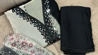 Crepe silk and organza free shipping 😍 @InaayasFashionHub #onlineshopping #collection 