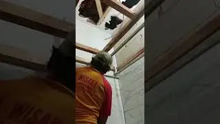 making a bathroom ventilation ceiling frame#ventilation #ventilationsolutions