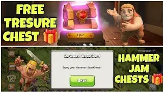 How to Claim Your HAMMER JAM Special FREE Chests in Clash of Clans! #hammerjam #clashofclans 🪵