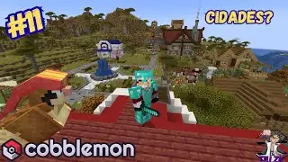 MOD DE CIDADES! Treinadores, Melhorias e MUITO MAIS no Minecraft cobblemon