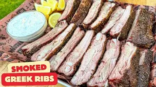 Smoked Greek Ribs | Tender Pork with Homemade Greek Seasoning on the Grill