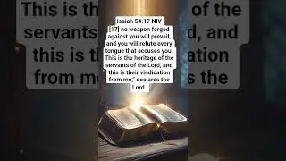 Isaiah 54:17 #lawofattraction #bibleverse #99psalms9 #biblepassage #motivation #prayer