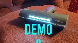 Fur Daddy pet hair remover Demo & Review