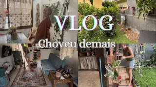 Nunca vi tanta água 😳/ A faxina foi pesada pós temporal