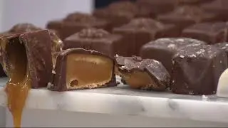 Harry London Set of (3) 1lb. Metallic Boxes of Assorted Chocolates on QVC