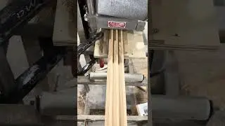 Modern white oak flutes off the molder 🌳✨ #woodworking #whiteoak #modern