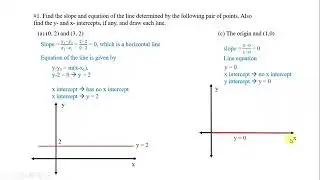Mathematics chapter - 4 Analytical Geometry (Exercise Questions) In Amharic ( For Freshman Students)