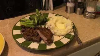 Marinated top round steak