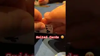 Playing Suited Cards ❤️❤️ Poker No Limit Holdem at the Wynn Las Vegas #poker #lasvegas #cashgame