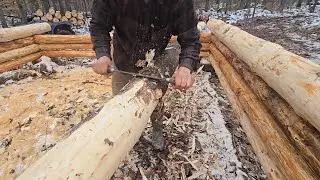 log cabin build part 3.