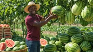 Inside a Watermelon Juice Factory: From Fresh Melons to Bottled Juice (Full Process)