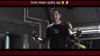 Iron man best suits up scene #marvel #tonystark #avengers #edits 💫💫💫