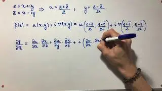 Aula 2 - Parte 5 - Equações de Cauchy-Riemann: forma complexa