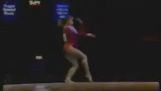 Kim Zmeskal - 1990 Goodwill Games Team - Balance Beam